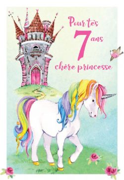 7 ANS FILLE - POUR TES 7 ANS CHÈRE PRINCESSE! - DE MILLBROOK